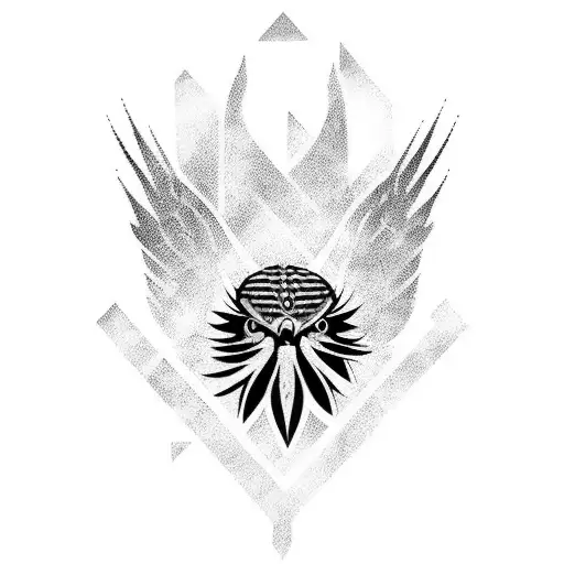 Awesome Tribal Eagle Tattoo Design By Scarlet Spectrum - Philippine Eagle  Tattoo, HD Png Download - kindpng