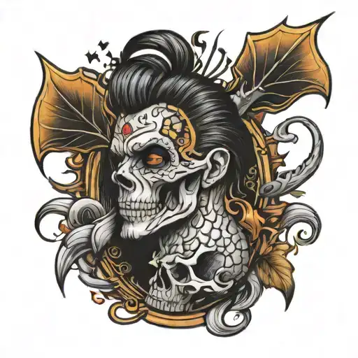 risk equals rewards tattoo design idea