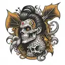 risk equals rewards tattoo design idea