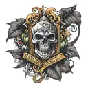 risk equals rewards tattoo design idea