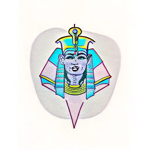 pharaoh  tattoo design idea