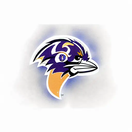 baltimore ravens and baltimore orioles tattoo design idea