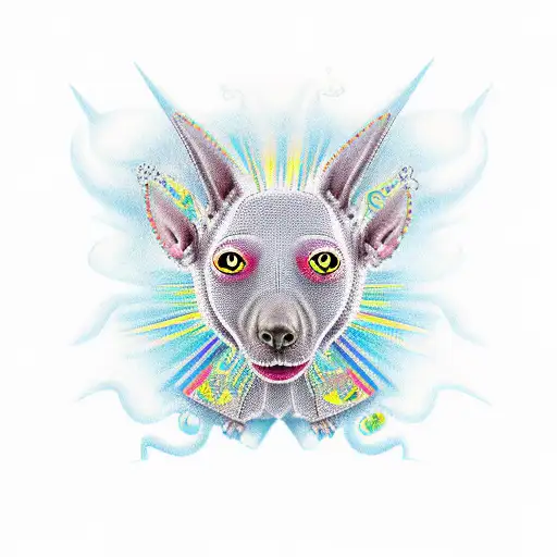 xoloitzcuintle tattoo design idea