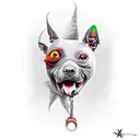 xoloitzcuintle tattoo design idea