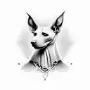 xoloitzcuintle tattoo design idea