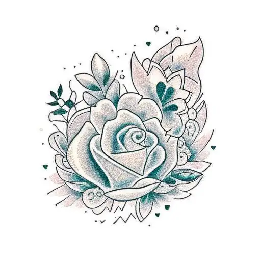 memorial for grandma named mojoon tattoo design idea