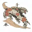 sci fi  hyperion dune tattoo design idea