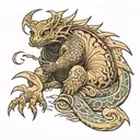 sci fi  hyperion dune tattoo design idea