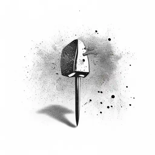 Sometimes you are the nail sometimes you are the hammer tattoo design idea