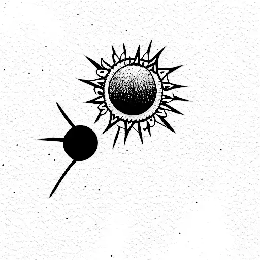 sunrise tattoo design idea
