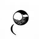 sunrise tattoo design idea