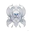 leo and virgo tattoo.  tattoo design idea