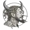 Post Malone Lyrcis tattoo design idea