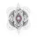 sacral chakra tattoo design idea