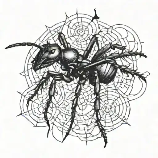anarchist ant tattoo design idea