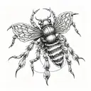 beelzebub tattoo design idea