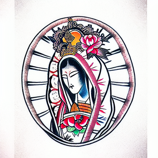  virgin of Guadalupe  tattoo design idea