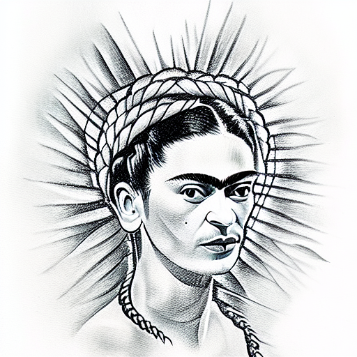 frida khalo virgin of Guadalupe  tattoo design idea