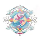 Aquarius constellation tattoo design idea