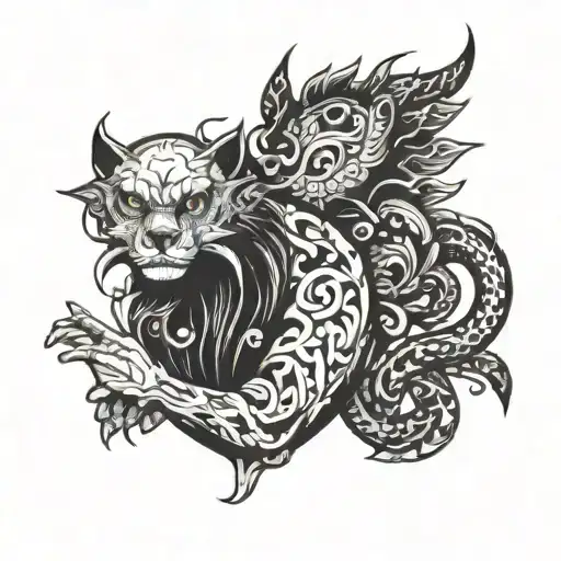 He who suffers wins tattoo design idea