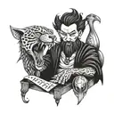 He who suffers wins tattoo design idea