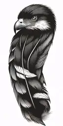feathers  tattoo design idea