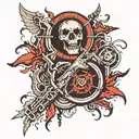 rage against the machine tattoo design idea
