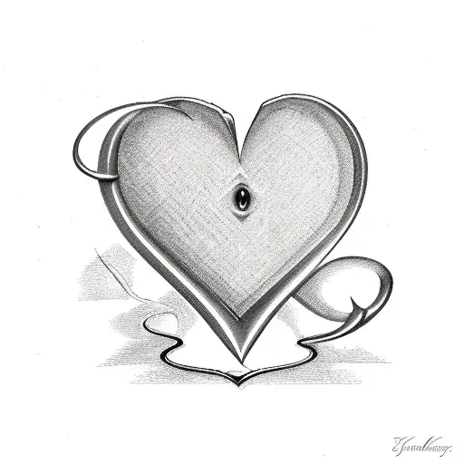 Initials LRL surrounded by a heart with date of 10-6-23 tattoo design idea