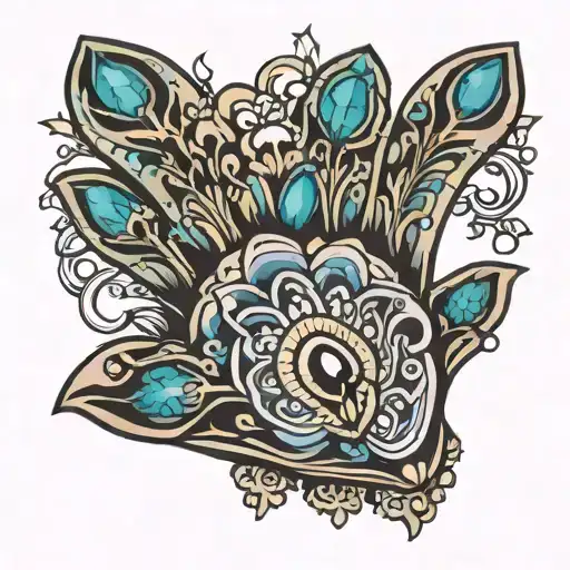 Fatima hand tattoo design idea