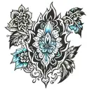Fatima hand tattoo design idea