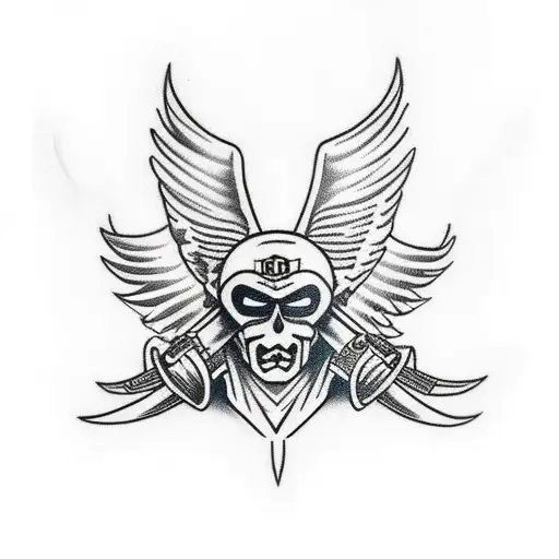 saint michael archangel tattoo design idea