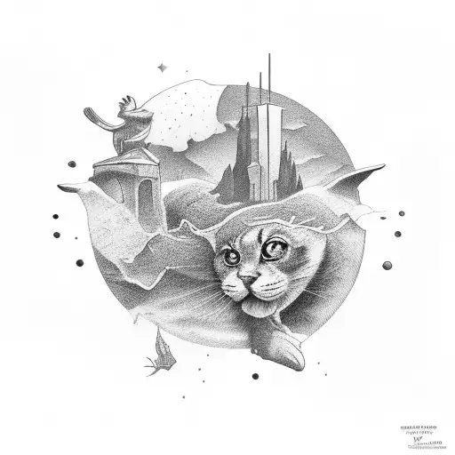 and if you go I wanna go with you  tattoo design idea