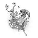 and if you go I wanna go with you  tattoo design idea