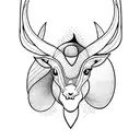 springbok tattoo design idea