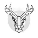 springbok tattoo design idea