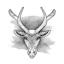 springbok tattoo design idea