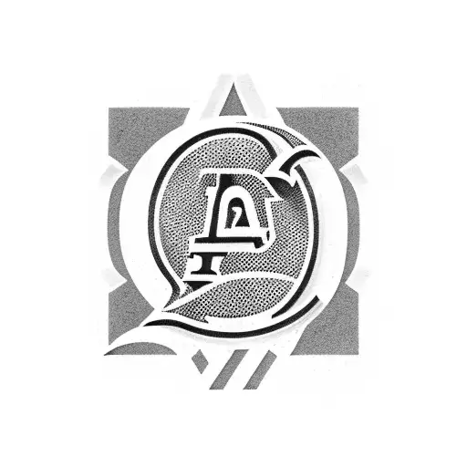 A Dodgers logo with a TV screen reflecting a live game tattoo design idea