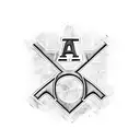 A Dodgers logo with a TV screen reflecting a live game tattoo design idea