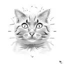 cat pp tattoo design idea