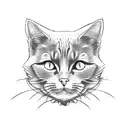 cat pp tattoo design idea