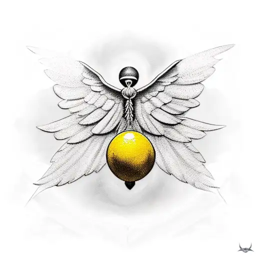 Golden Snitch tattoo design idea