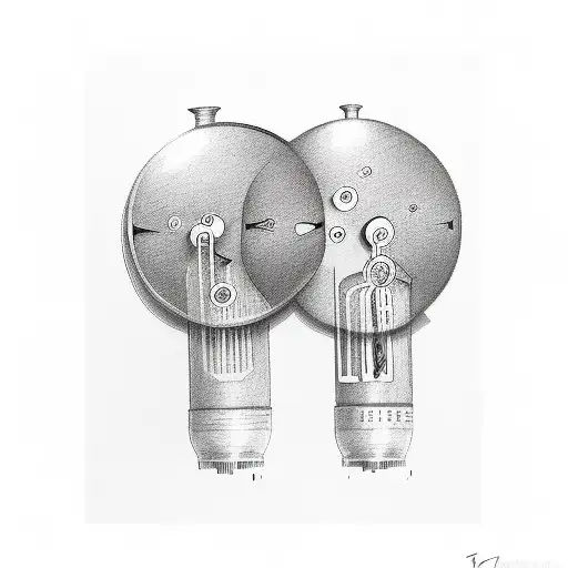 clocks, 3 children wife sleeve  tattoo design idea