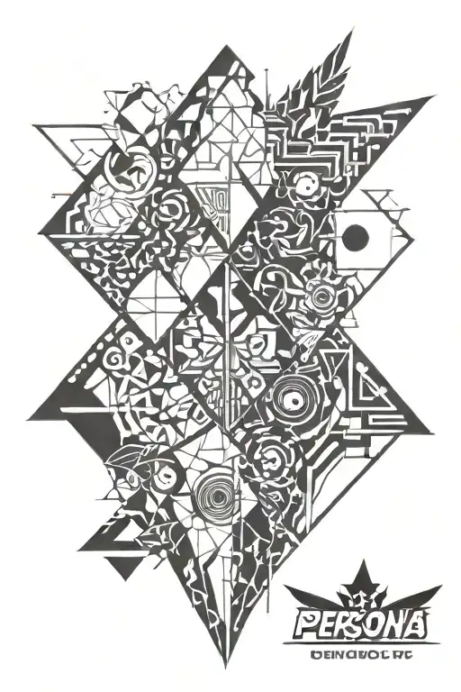 persona 5 tattoo design idea