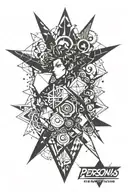 persona 5 tattoo design idea