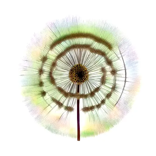 Dandelion tattoo design idea