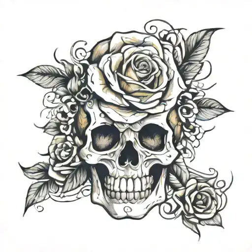 memento mori memento vivere tattoo design idea