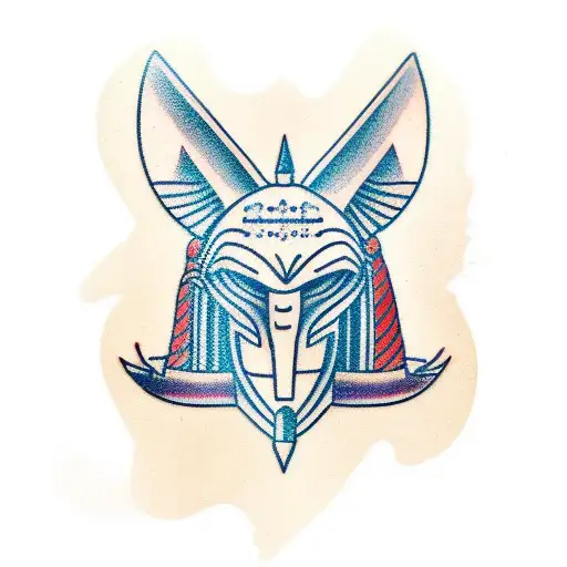 Anubis tattoo design idea