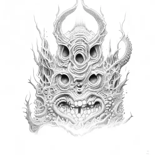 Hovard Lovecraft tattoo design idea