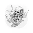 Hovard Lovecraft tattoo design idea
