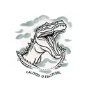 alligator tattoo design idea